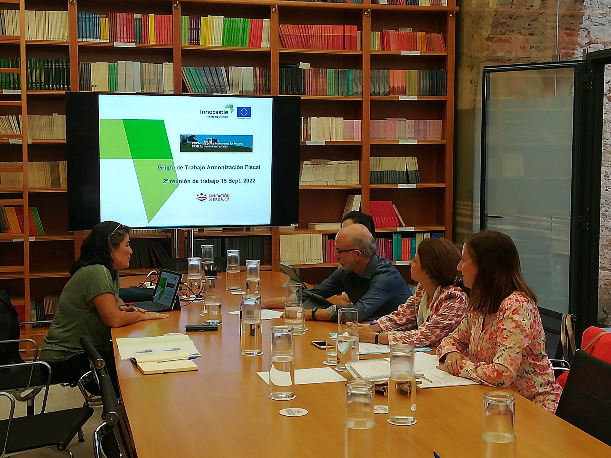 Proyecto Innocastle: segunda reunión del Grupo de Armonización Fiscal del Patrimonio de Extremadura